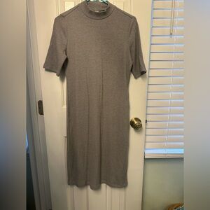Old Navy Heather Gray Midi Dress